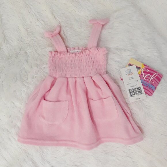Other - Sol Swim Baby Girl Swimwear Dress (3-6M) Pink ~ NEW!!!